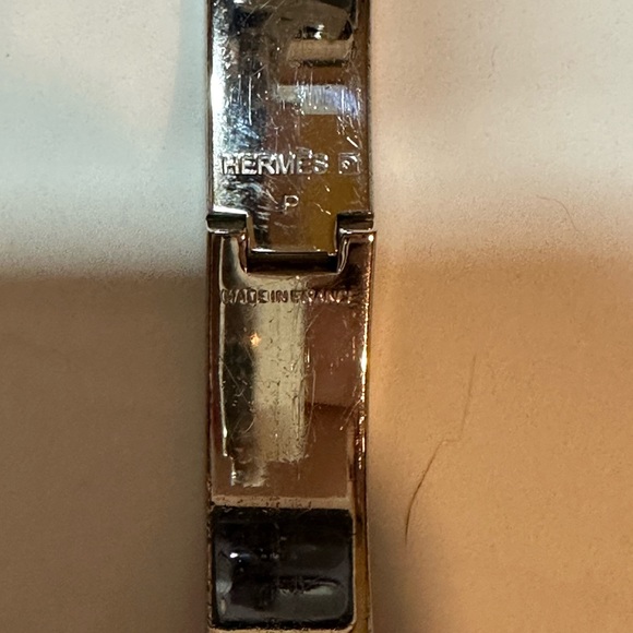 Hermes Clic H Enamel Bangle Bracelet - Picture 9 of 9